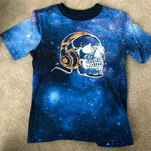 Kids Skull Space Tee